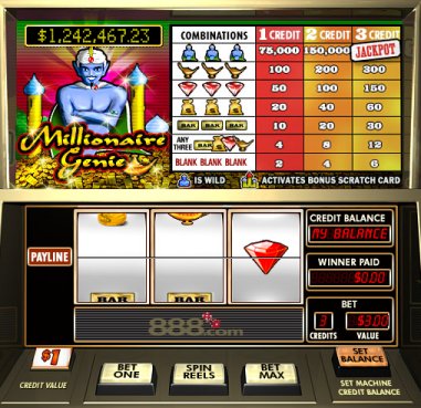 Millionaire Genie Game in Play