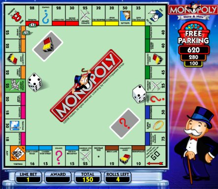 Monopoly Here and Now bonus board in play